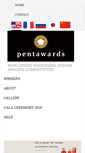 Mobile Screenshot of blog.pentawards.org