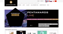 Desktop Screenshot of pentawards.com