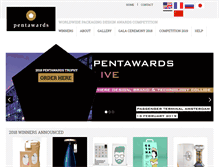 Tablet Screenshot of pentawards.com