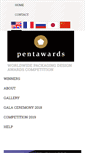 Mobile Screenshot of pentawards.org