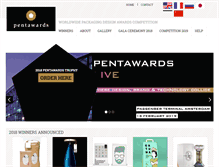 Tablet Screenshot of pentawards.org